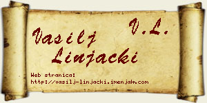 Vasilj Linjački vizit kartica